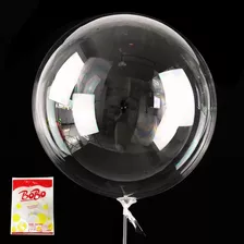 25 Unidades Balão Bubble - 24 Polegadas - 60 Cm - Cristal