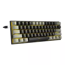 Teclado Para Juegos E-yooso, Interruptor Azul/60% Mecanico