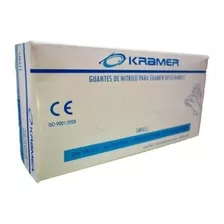 Guantes De Nitrilo Kramer Caja X 100 Unidades Talla. Xs