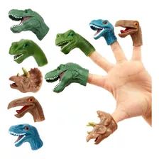 Paquete De 10 Marionetas De Dinosaurio Para Niños En 5 Dis.