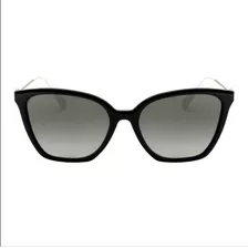 Gafas De Sol Para Mujer Kp4063 H364 56, Color Negro, Color Varilla Dorada, Lente, Color Gris, Diseño Cuadrado
