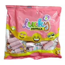 Pastillas Lucky Rosa - Sabor Frutilla