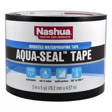 Nashua 3 In X 5 Yd Aqua-seal Tape En Negro, Número De Modelo