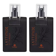 2 Perfumes Lattitude Stamina Hinode 100ml Original