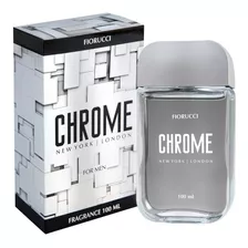 Perfume Deo Colônia Masculino Chrome 100ml Fiorucci Volume Da Unidade 100 Ml