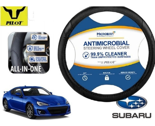 Funda Cubrevolante Negro Antimicrobial Subaru Brz 2017 Foto 3