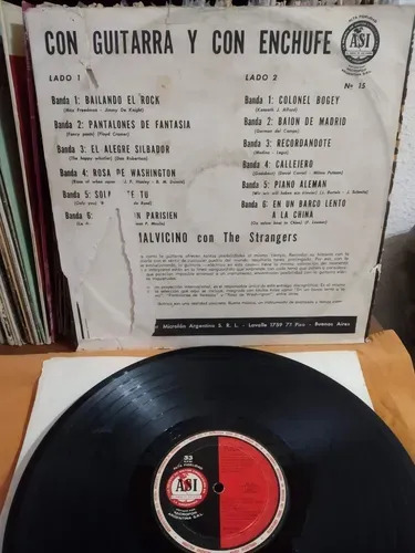 Malvicino Con The Strangers - Con Guitarra Y Con Enchufe - vinilo 1968