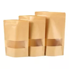 Bolsa Doypack Kraft 12x20cm (125grs) 50und