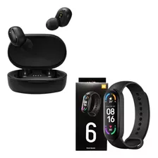 Combo Reloj Smartband M6 + Auricular Inalambrico A6s