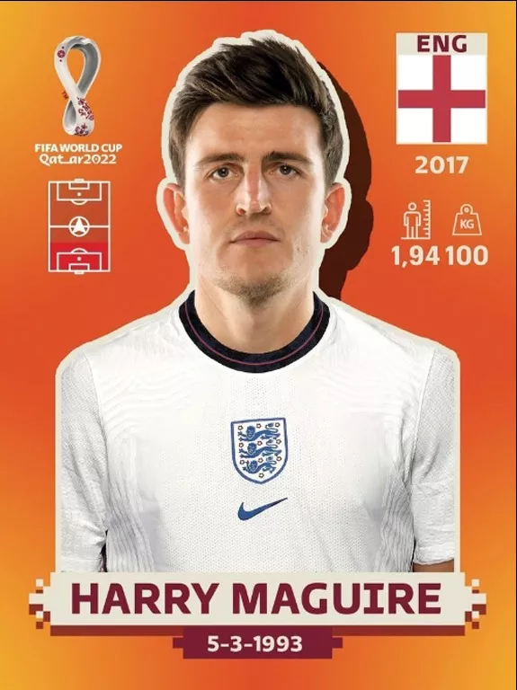 Harry Maguire | Figurita De Mundial Qatar 2022 