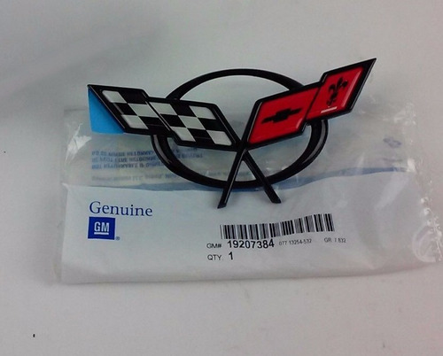 Emblema Frontal Facia Original Gm Para Corvette C5 1997 2004 Foto 2