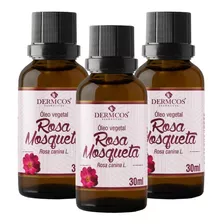 Kit 3 Óleo De Rosa Mosqueta - Clareador / Manchas - 30ml 