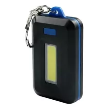 Mini Lanterna Chaveiro Cob Led Portátil Cor Da Lanterna Azul Cor Da Luz Branco