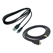 Cabo Usb + Cabo Hdmi Canon Sx60 Sx50 Sx40 Sx540 Sx530 Sx520