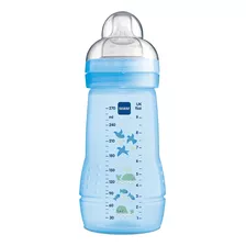 Mamadeira Easy Active Bico 2m+ Azul 270ml - Mam Animais