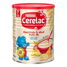Nestle Cerelac, Frutas Mixtas Y Trigo Con Leche, Lata De 14.