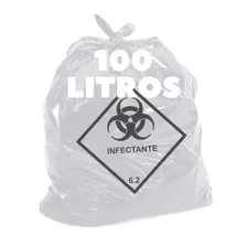 Saco Para Lixo Infectante 100 Litros Pacote 100 Unidades