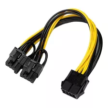 Multiplicador De Pcie 8 Pinos Para 2x8 Pinos (6+2) Gpu Bivolt