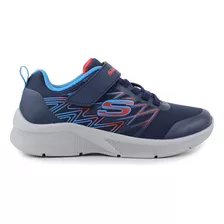 Tênis Infantil Masculino Skechers Microspec Azul - 403770l