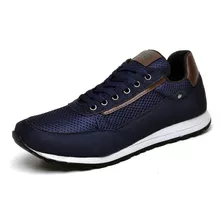 Tênis Sapatênis Masculino Azul Jogger Original Dubuy