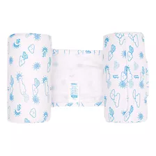 Almohada Bm Bebé Antiahogo Azul Ficcus By Baby Mink