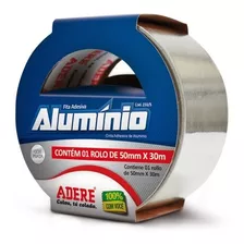 Cinta Adhesiva De Aluminio Rollo De 50mm X 30 Mts