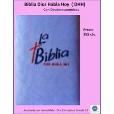 Biblia Dios Habla Hoy (dhh ) L Gde Bordado Color Lila 