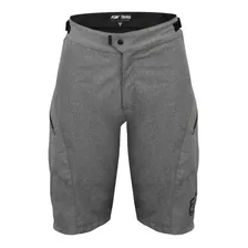 Bermuda Asw Ride 2.0 Bike Moto Short Ciclism. Dow. Pds Cinza