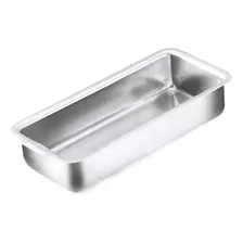 Budinera Flanera Molde Pan Torta Rectan 25x5,5cm En Aluminio