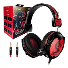 Audífono Halion Gamer S2 Dragon Con Micrófono Para Pc 