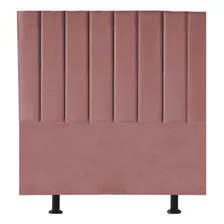 Cabeceira Cama Box Carla Premium 100x126 Suede Rose