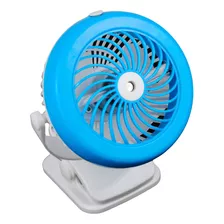 Ventilador Portátil De Nebulização Recarregável C/ Clipe 