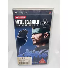Metal Gear Solid Psp