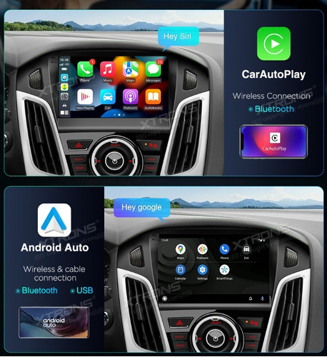 Carplay Ford Focus 2012-2016 Android Auto Gps Radio Touch Hd Foto 2