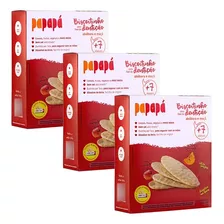 3 X Biscoitinho Papapá Dentição Orgânico Maçã Abóbora 36g