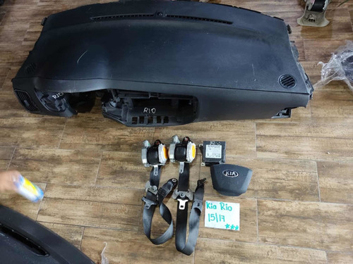 Kit De Bolsas De Aire Kia Rio 2015/2017 Tablero Rayado Foto 5