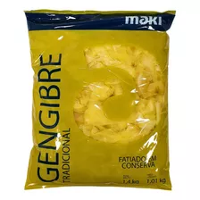 Conserva Gengibre Laminado Shoga Gari Maki 1kg 