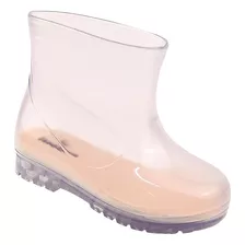 Galocha Infantil Cristal Bota De Chuva Bebê Menina Menino