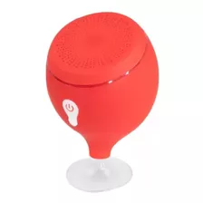 Caixa De Som Bluetooth Roadstar Crystal Vermelha 5w Ipx6