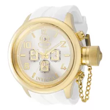 Invicta Russian Diver 43765 Branco 52mm Original Dourado