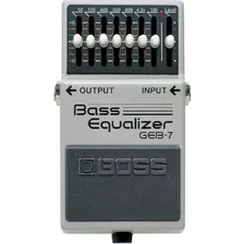 Pedal De Ecualizador Gráfico De Siete Bandas Boss Para