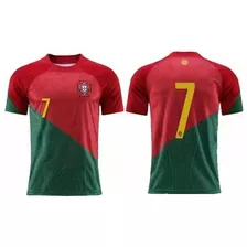 Camiseta Portugal Ronaldo Home Jersey 2022 Copa Mundial Cr7
