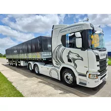 Scania R450 Personalizado Heróis Da Estrada + 4eixo Aluminio