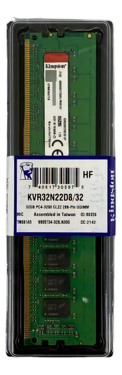 KINGSTON VALUERAM DDR4 32GB 3200MHZ CL22