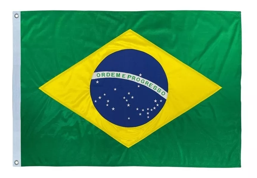 Bandeira Do Brasil Oficial Grande 1,5m X 0,90 Em Poliéster