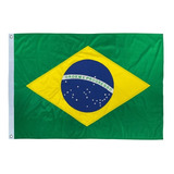Bandeira Do Brasil Oficial Grande 1,5m X 0,90 Em PoliÃ©ster