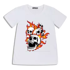 Diablo Skull Loose Couple Gothic Cotton T Shirt