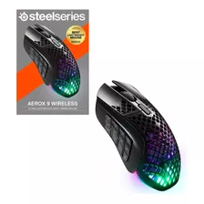 Mouse Gamer Inalámbrico Steelseries Aerox 9 Wireless 18000 Color Negro