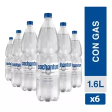 Agua Mineral Cachantun Con Gas 1.6 Litros Pack 6