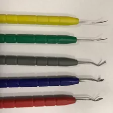 Talladores De Cera Pkt X 5 Mango Plastico Novacekdental